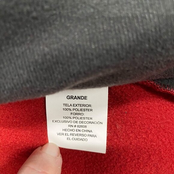 NWT Free Country Mens L Red Club Tech Fleece Jacket Full Zip Pockets Outerwear - Picture 12 of 16